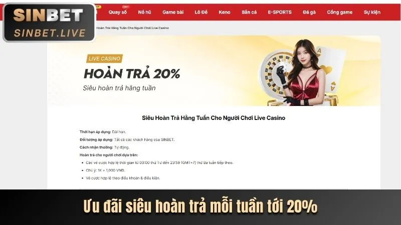 Đa dạng các trò chơi casino, thể thao, slot và bắn cá